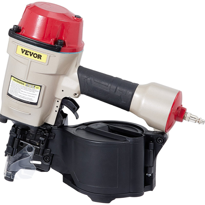 VEVOR Roofing Nail Gun CN70, Professional Coil Nailer from 1-3/4-Inch up to 2-3/4-Inch, Siding Nailer with Adjustable PC Magazine Coil Siding Nailer 15 Degree for Driving Roofing Nails Fast and Hard