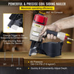 VEVOR Roofing Nail Gun CN80, Professional Coil Nailer from 2-Inch up to 3-1/4-Inch, Siding Nailer with Adjustable PC Magazine Coil Siding Nailer 15 Degree for Driving Roofing Nails Fast and Hard