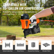 VEVOR CN65 Coil Siding Nailer 1-1/4