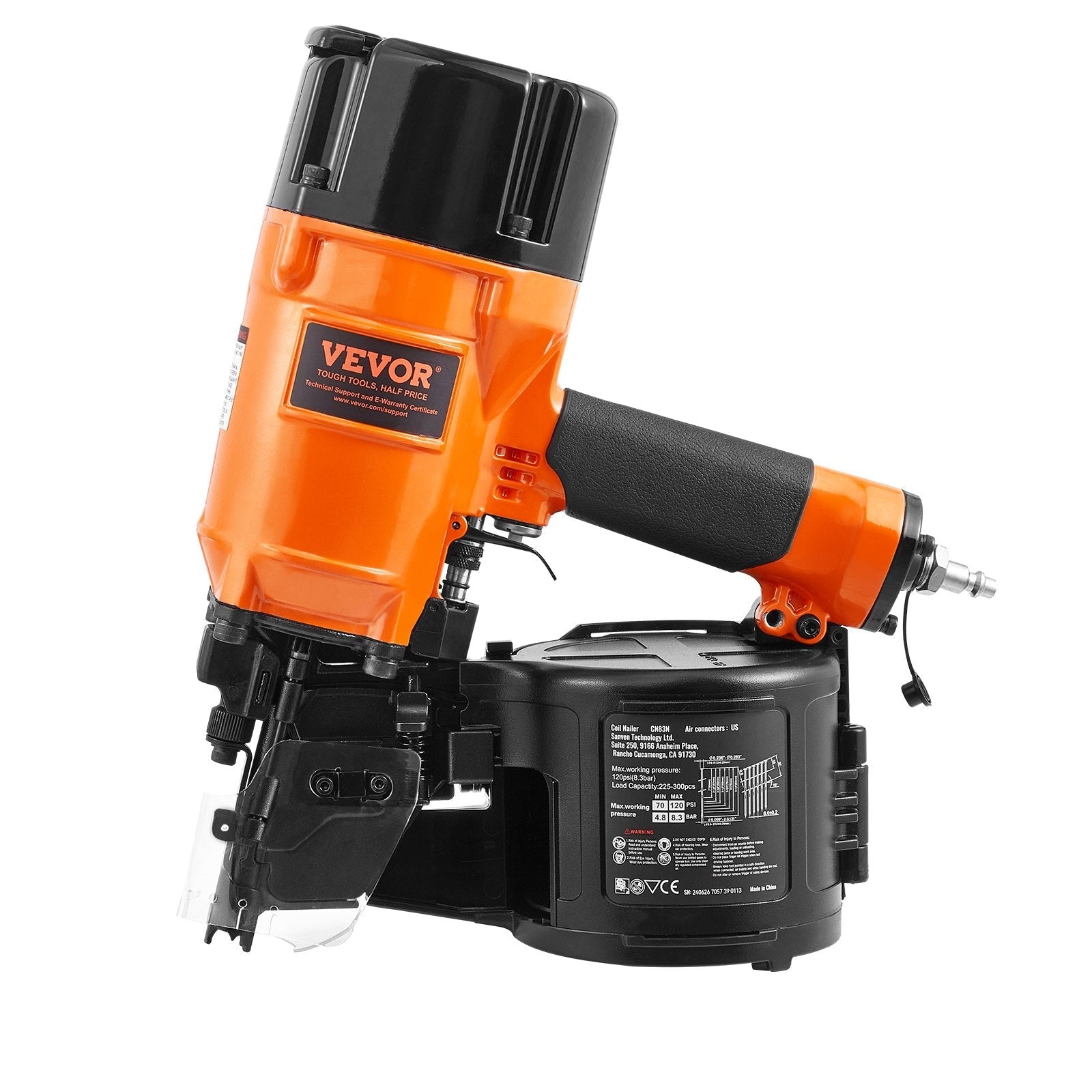 VEVOR CN83N Coil Siding Nailer 2