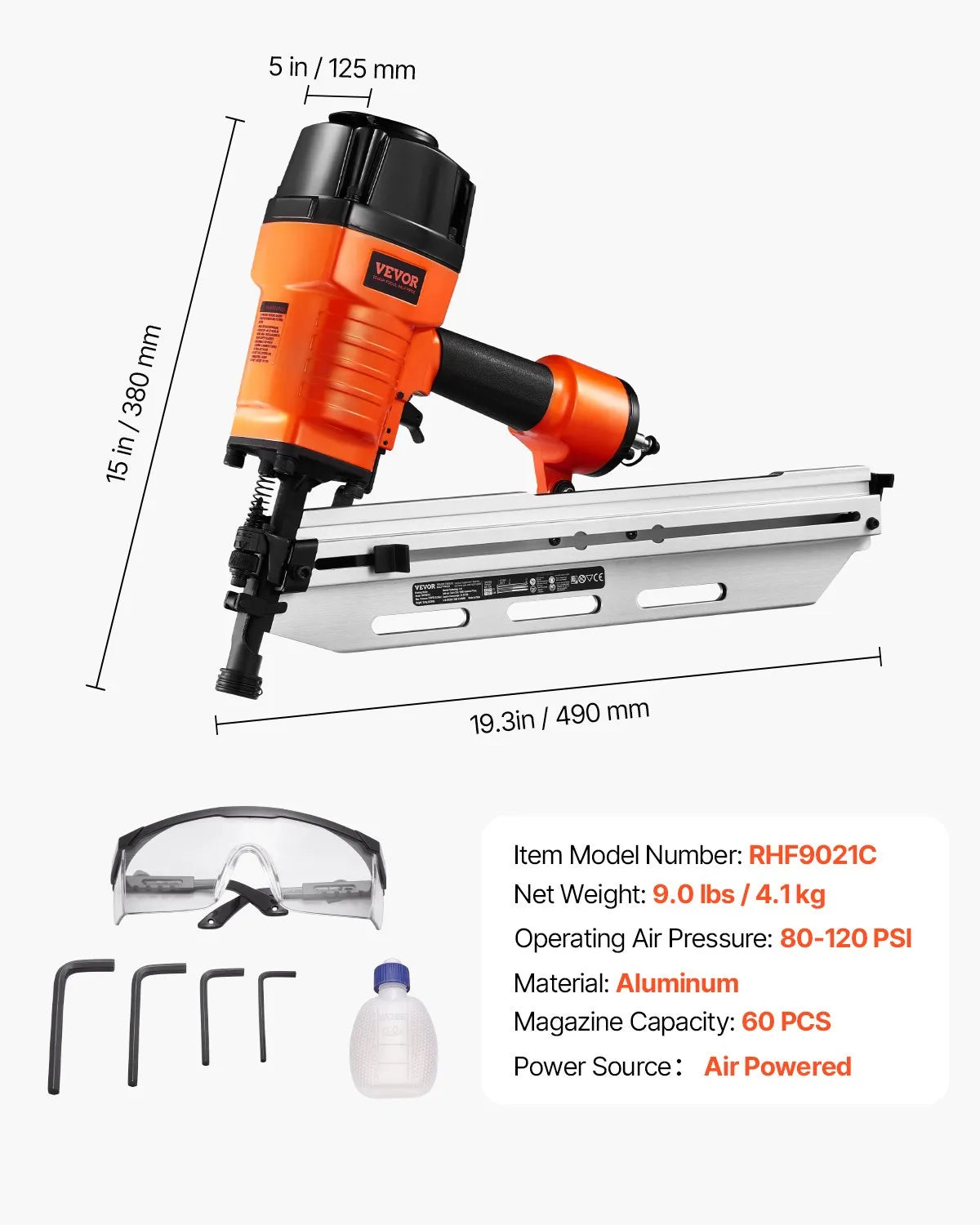 VEVOR Framing Nailer 2