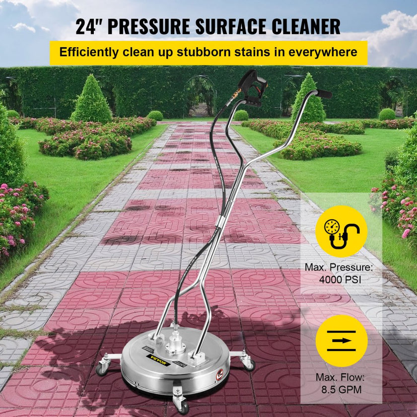 Surface
Cleaner Pressure Flat Surface Cleaning 24 Inch Flat Surface Cleaner