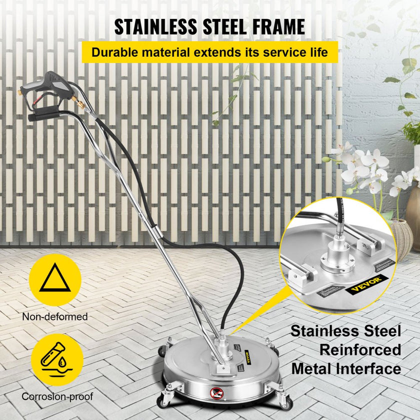 Surface
Cleaner Pressure Flat Surface Cleaning 24 Inch Flat Surface Cleaner