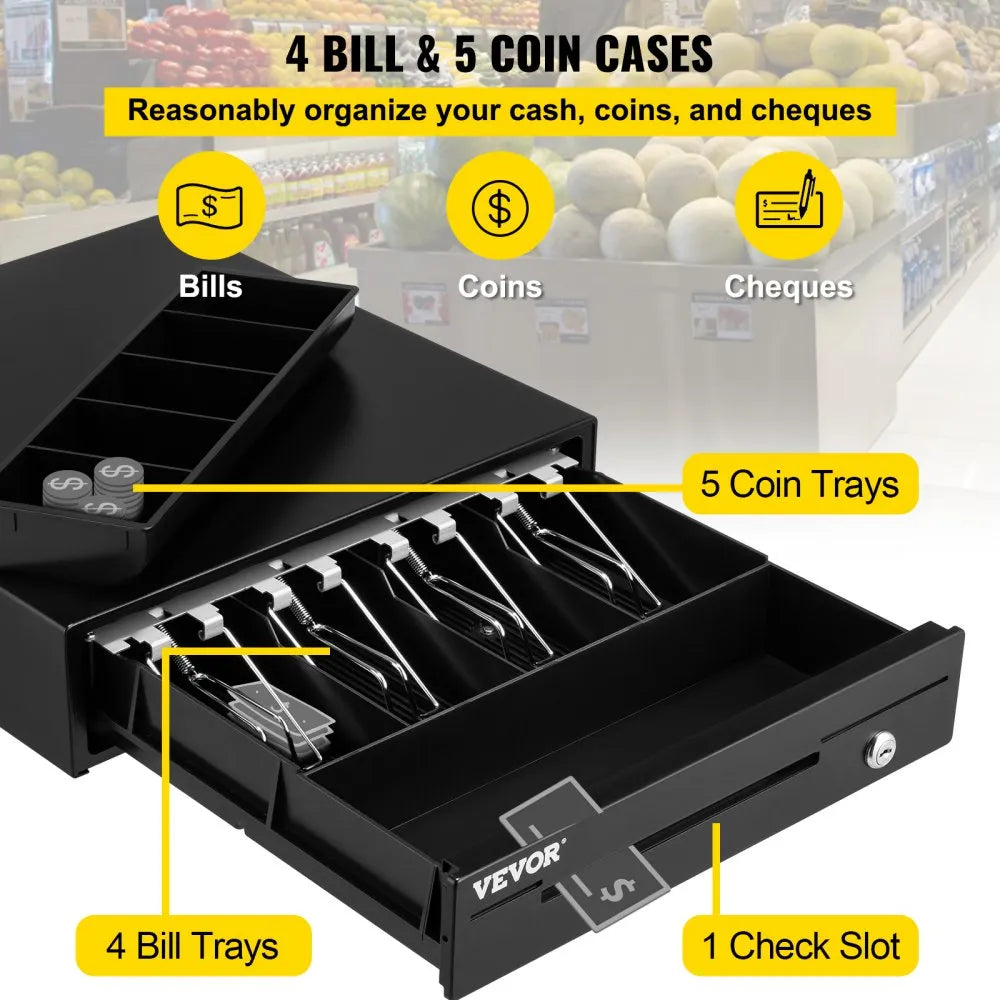 VEVOR Cash Register Drawer, 13