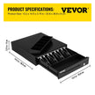 VEVOR Cash Register Drawer, 13