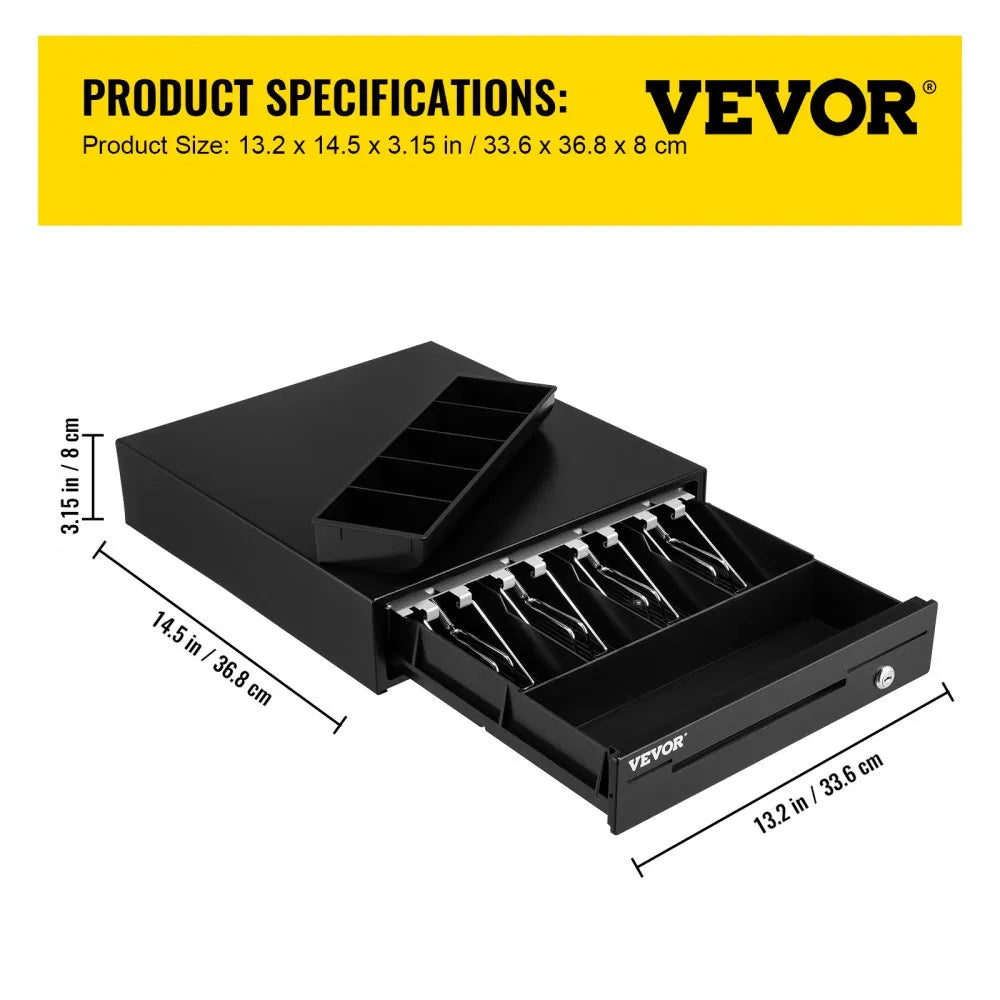 VEVOR Cash Register Drawer, 13