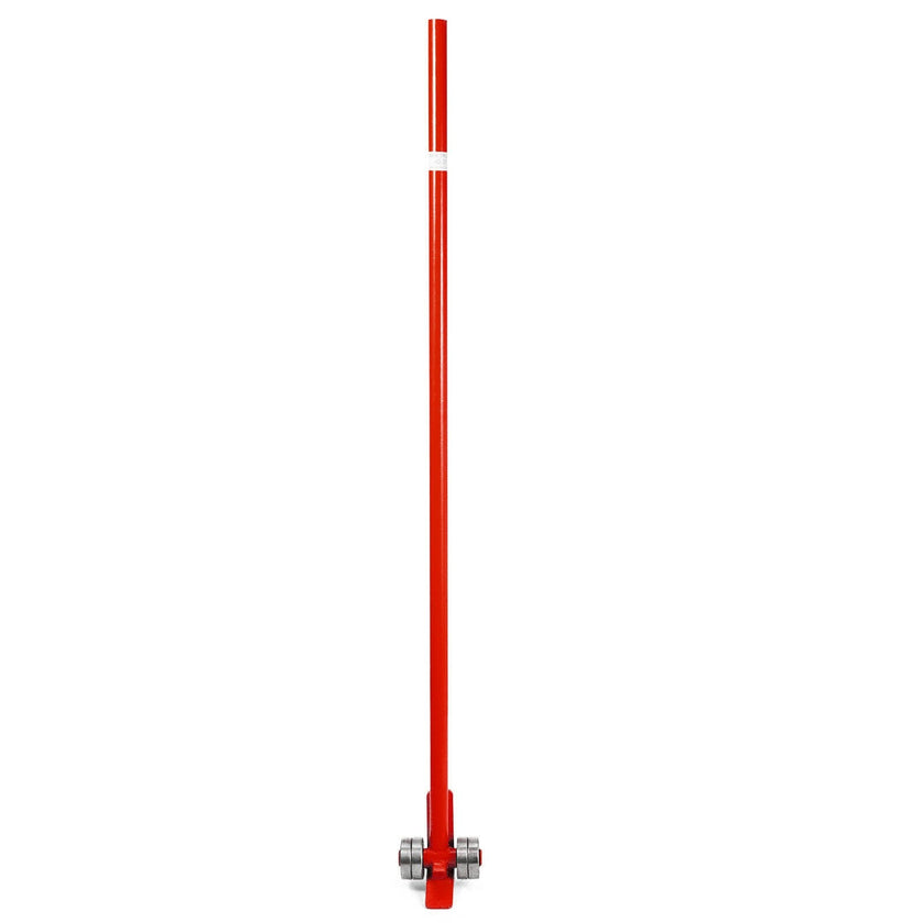3t Pry Lever Bar 6600lbs Capacity Steel Pry Lever Bar W/wheels 5' Length Handle