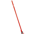 3t Pry Lever Bar 6600lbs Capacity Steel Pry Lever Bar W/wheels 5' Length Handle