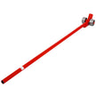 3t Pry Lever Bar 6600lbs Capacity Steel Pry Lever Bar W/wheels 5' Length Handle