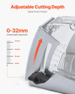 VEVOR Cutting Dust Shroud for Angle Grinders 4-5 in with 5 in Grinding Wheel