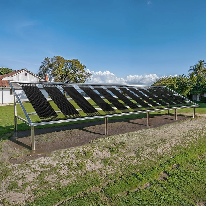 VEVOR Solar Pool Heater 4 x 10 Foot Aboveground Pool Heating System( 4 Panels)