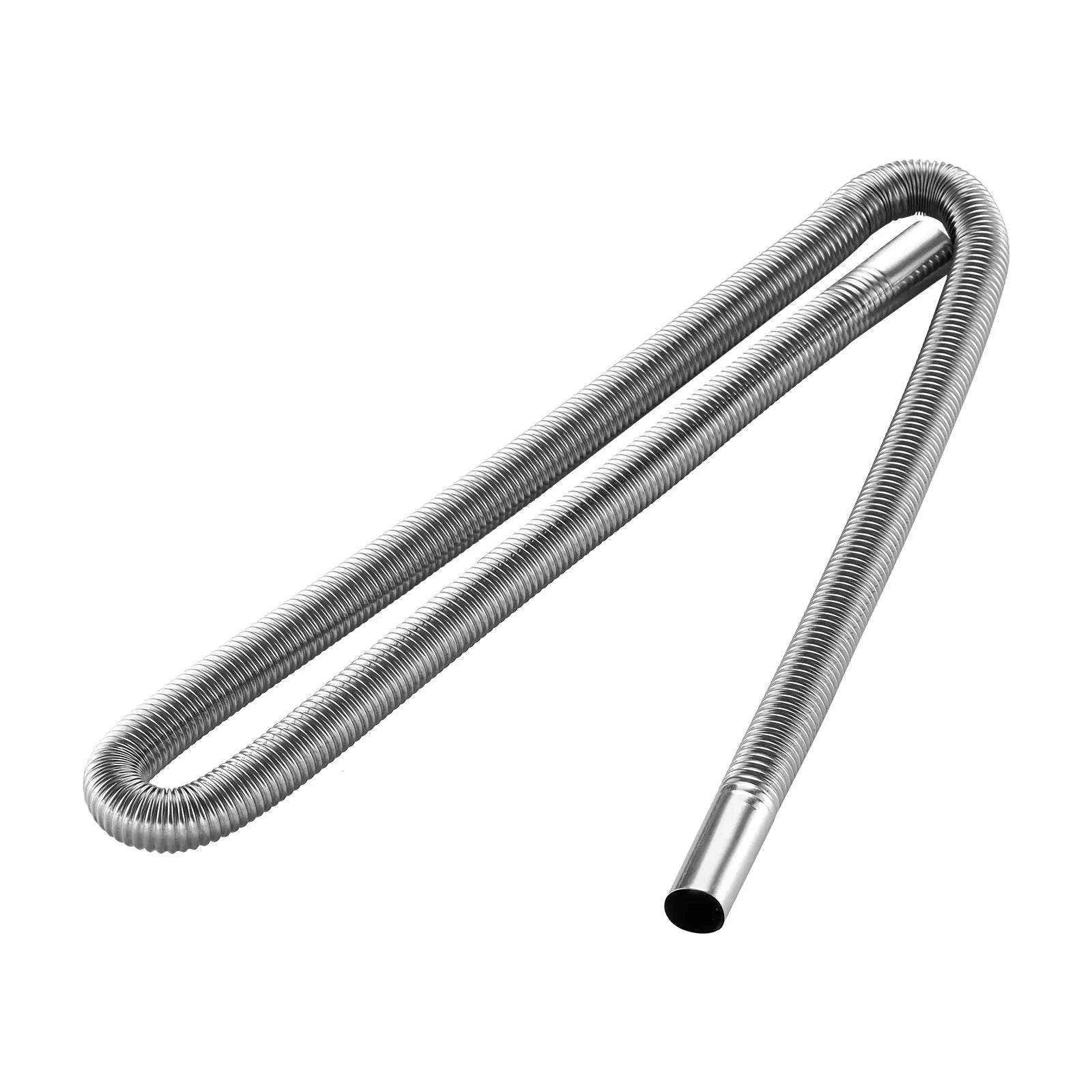 VEVOR Diesel Heater Exhaust Hose, 58.7 inch Stainless Steel Flexible Pipe with 2 Clamps for 2KW/5KW/8KW Diesel Heaters
