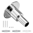 VEVOR Thru Hull Exhaust Skin Fitting – 0.94 Inch Straight Diesel Heater Exhaust Kit with Screws, Nuts & Gasket, 316 Stainless Steel