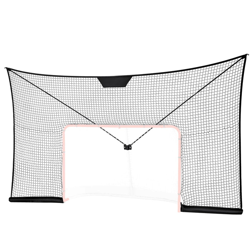 VEVOR Hockey Goal Backstop Net Street Hockey Sport Target Netting Outdoor 12x7FT