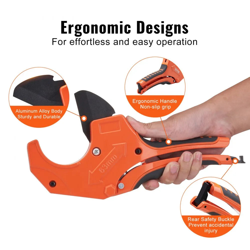 VEVOR PVC Pipe Cutter, 0-2-1/2