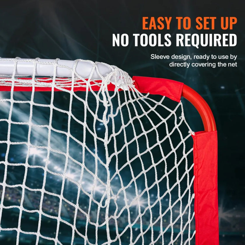 VEVOR Youth Street Hockey Net Indoor Outdoor Steel Hockey Goal for Kids 54