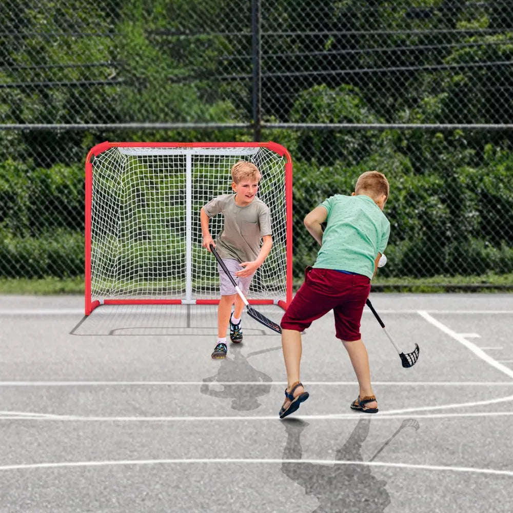 VEVOR Youth Street Hockey Net Indoor Outdoor Steel Hockey Goal for Kids 54