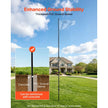 VEVOR 30 ft Heavy Duty Aluminum Flag Pole Kit for Outside, Sectional In-Ground Flagpole with Pulley System, PVC Ground Sleeve & Complete Hardware for Residential and Commercial Use, Black