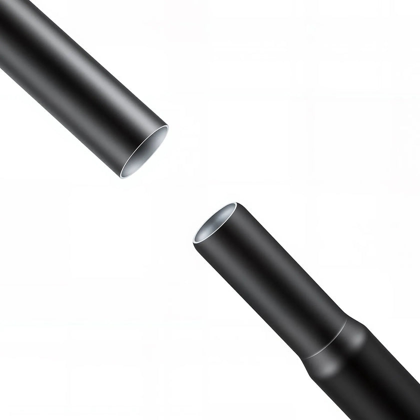 VEVOR 30 ft Heavy Duty Aluminum Flag Pole Kit for Outside, Sectional In-Ground Flagpole with Pulley System, PVC Ground Sleeve & Complete Hardware for Residential and Commercial Use, Black