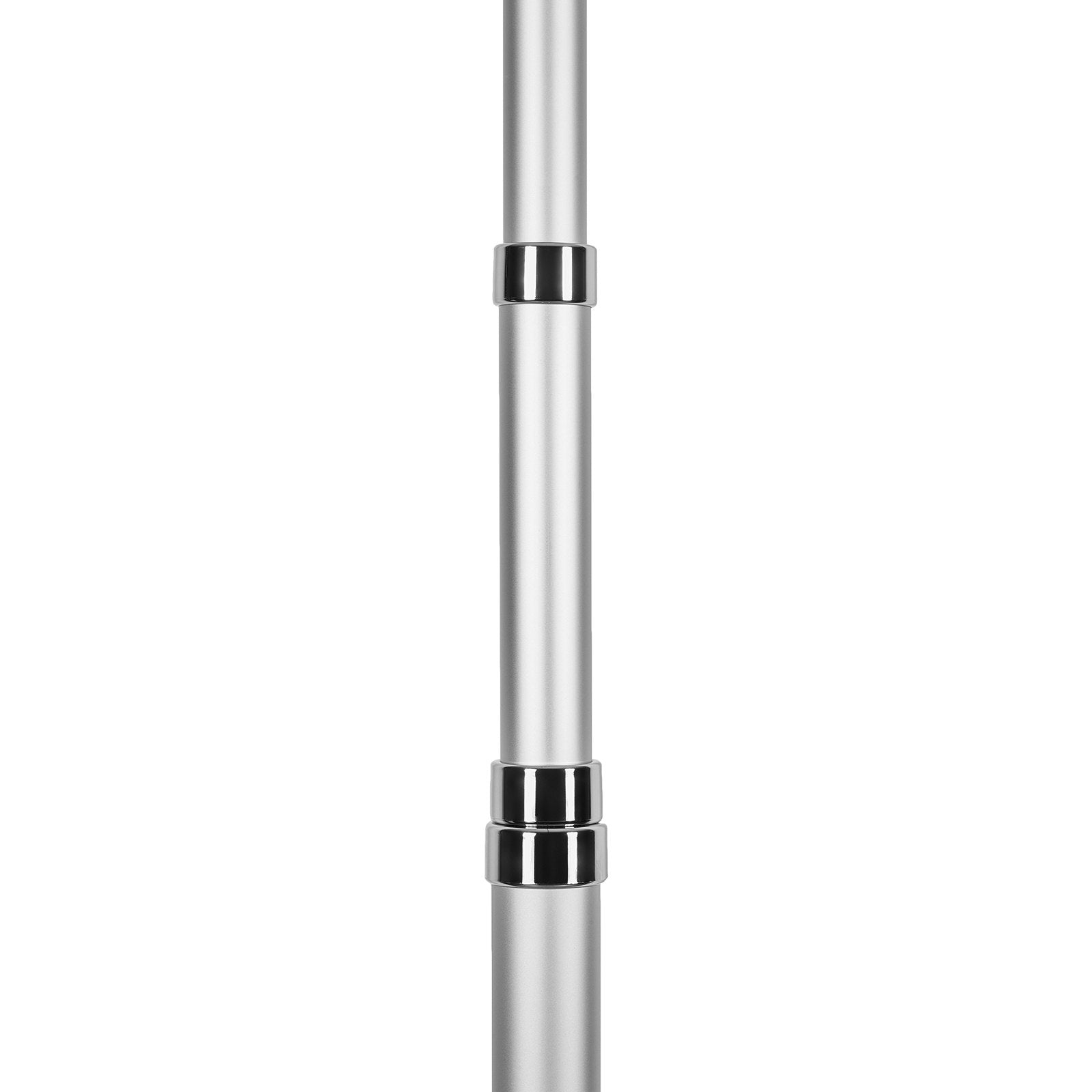 VEVOR 20FT Telescopic Flagpole Kit Heavy Duty Aluminum Flag Pole Silver