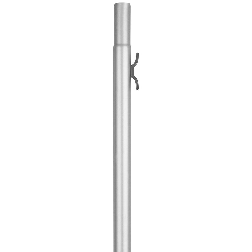 VEVOR 25FT Detachable Flagpole Kit Heavy Duty Aluminum Flag Pole Silver