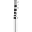 VEVOR 30FT Telescopic Flagpole Kit Heavy Duty Aluminum Flag Pole Silver