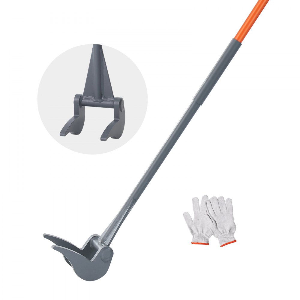 VEVOR Pallet Buster, 50-Inch Handle, 2000 lbs Weight Capacity, Q235 Carbon Steel, Heavy Duty Deck Wrecker Demolition Wood Pallet Tool Breaker Pry Bar Puller for Efficient and Effortless Board Removal