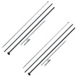 VEVOR Feather Flag Pole Kit 2 Packs Swooper Flag Pole 12.7 ft with Ground Stakes