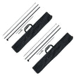 VEVOR Feather Flag Pole Kit 2 Packs Swooper Flag Pole 12.7 ft with Ground Stakes