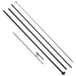 VEVOR Feather Flag Pole Kit Swooper Flag Pole Set 16.3 ft with A Ground Stake