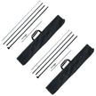 VEVOR Feather Flag Pole Kit 2 Packs Swooper Flag Pole 16.3 ft with Ground Stakes
