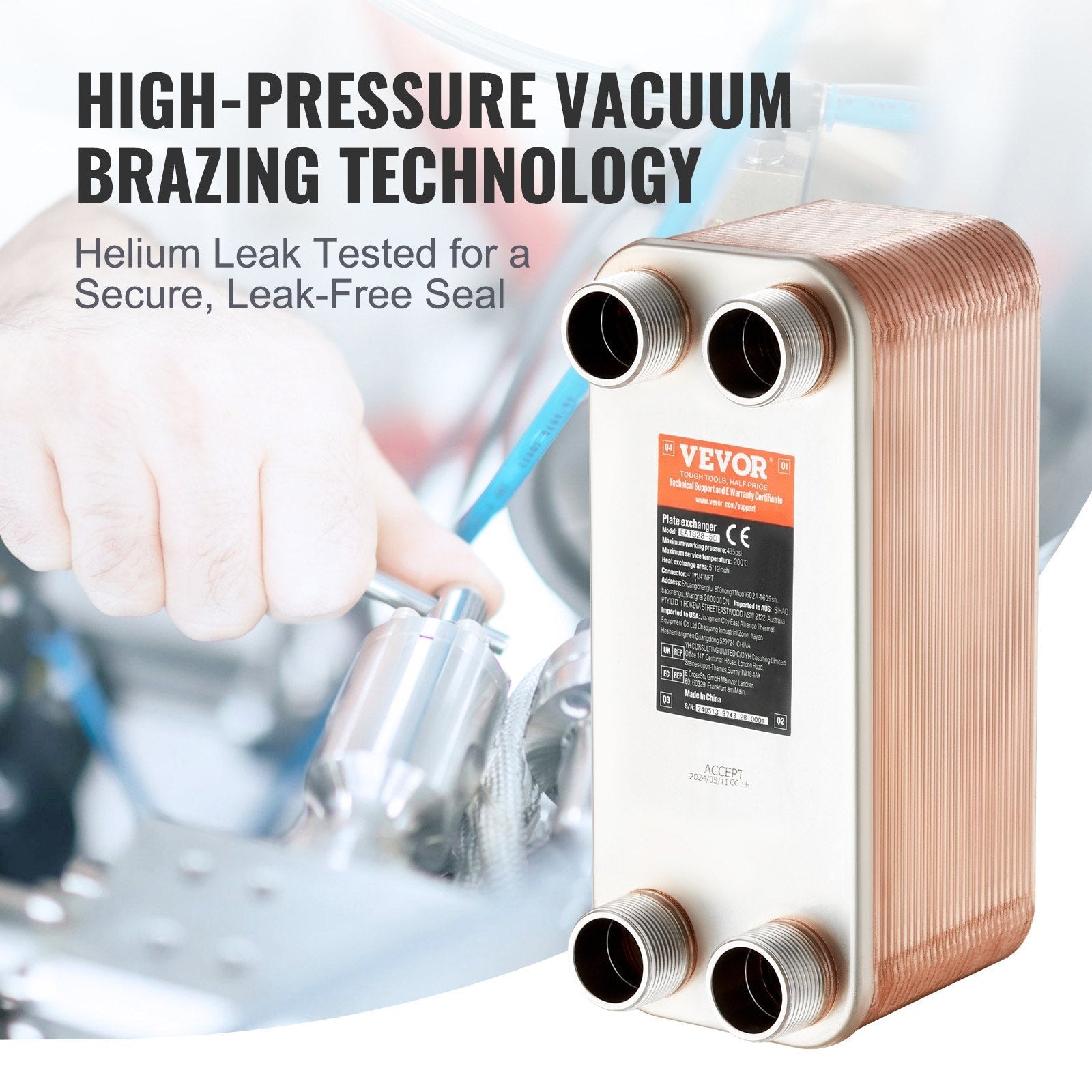 VEVOR Heat Exchanger, 5