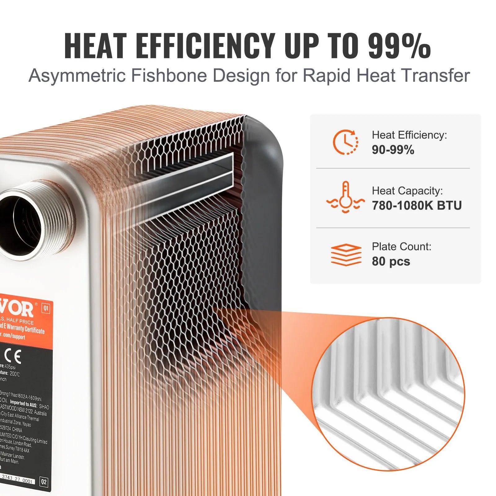 VEVOR Heat Exchanger, 5