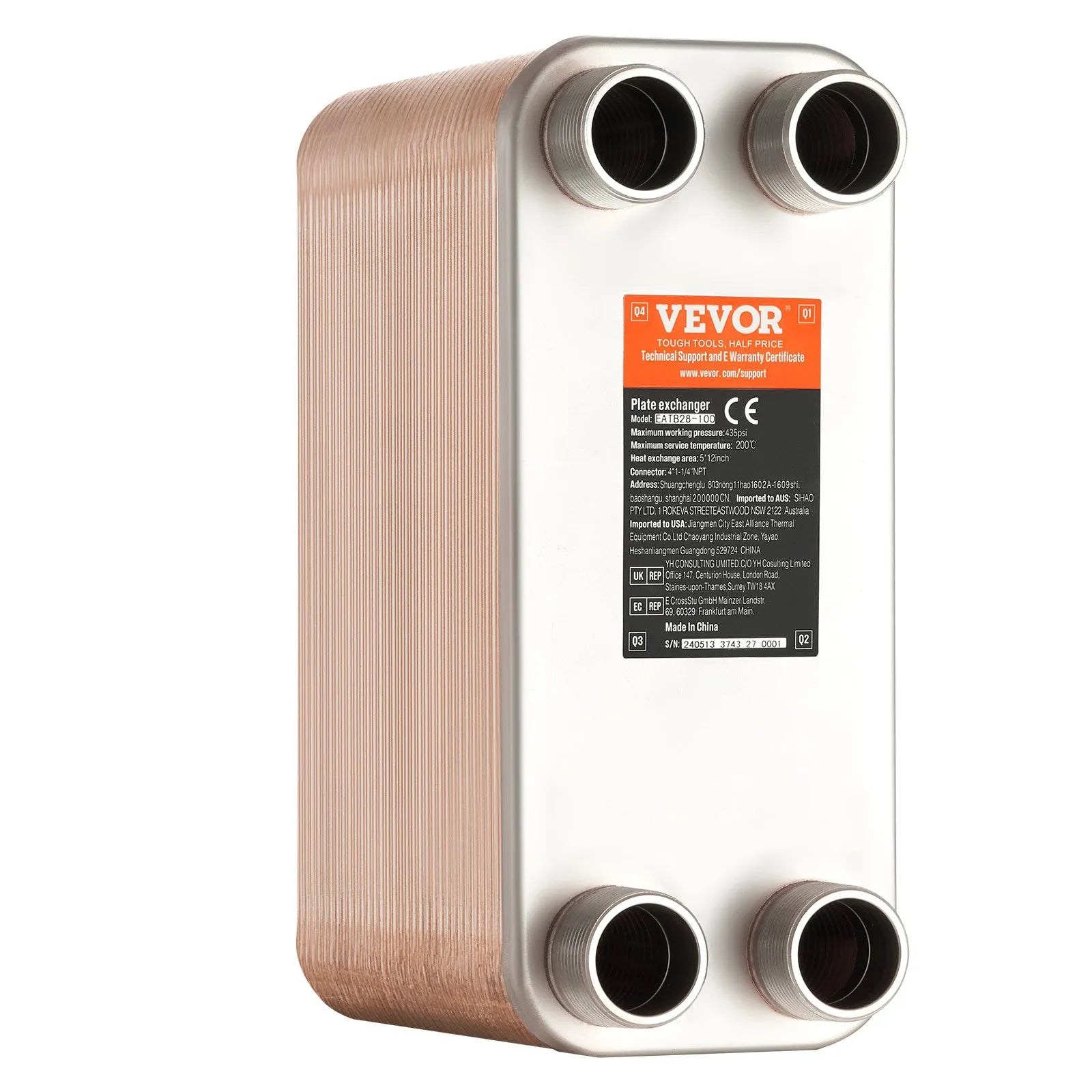 VEVOR Heat Exchanger, 5