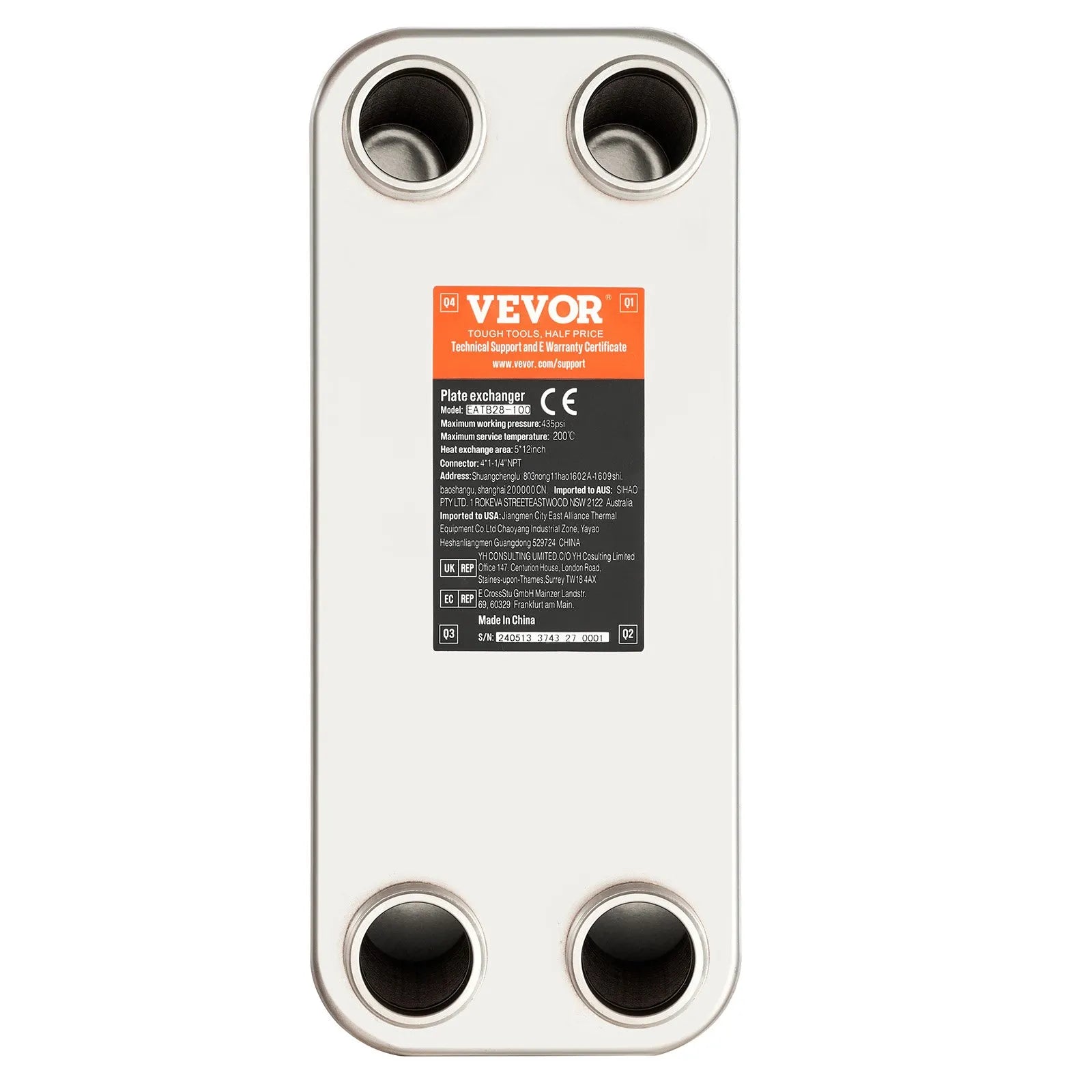 VEVOR Heat Exchanger, 5