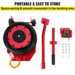 VEVOR Triple Bag Air Jack 3 Ton 6600lbs Pneumatic Car Jack Red Air Jack Portable Lifting Up to 16 Inch