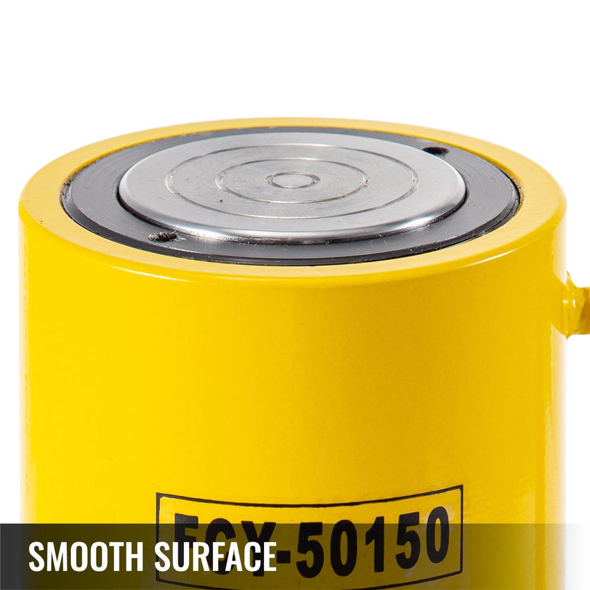 50 Tons 6'' Stroke Single Acting Hydraulic Cylinder Jack Ram Heavy Duty