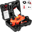 VEVOR Electric Jack 5T Electric Car Jack 12V DC 11023lb Scissor Jack with LED Flashlight All in One for Vehicle Repairing and Tire Replacing Portable Tool Case