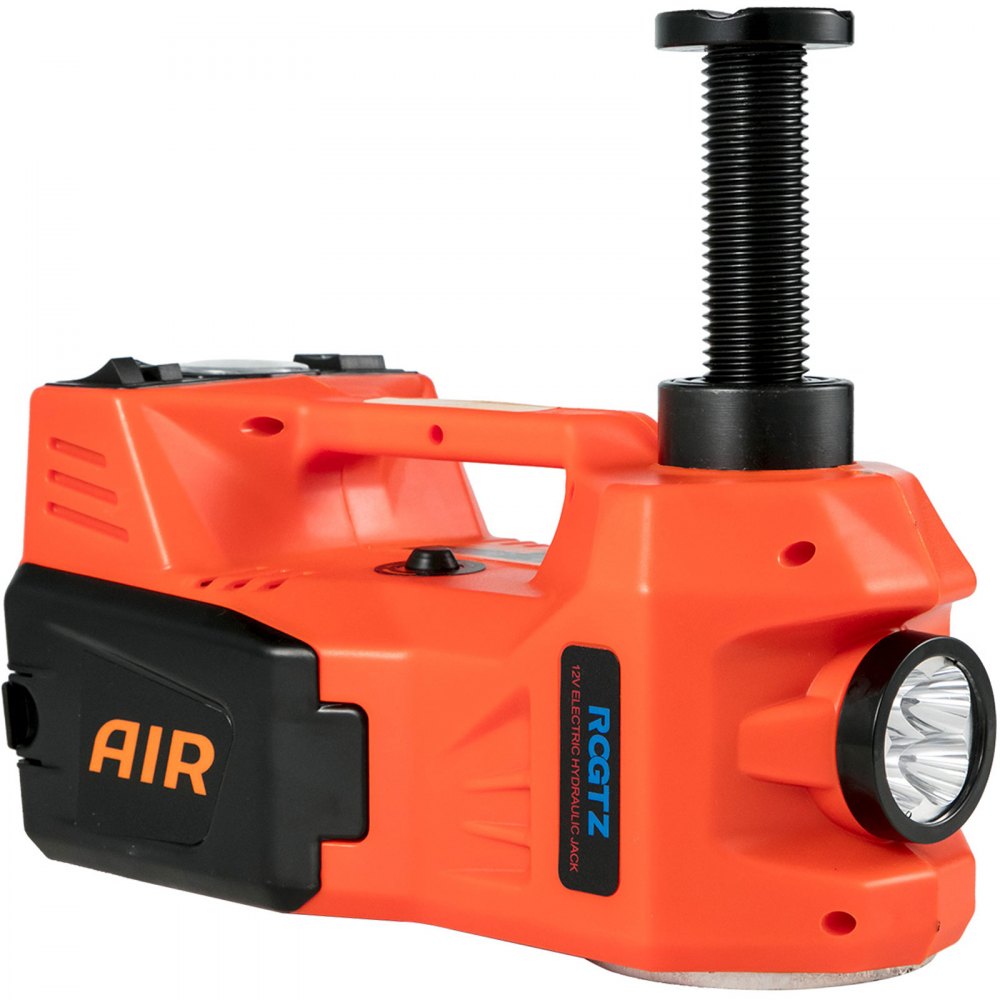 VEVOR Electric Jack 5T Electric Car Jack 12V DC 11023lb Scissor Jack with LED Flashlight All in One for Vehicle Repairing and Tire Replacing Portable Tool Case