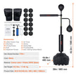 VEVOR Boxing Speed Trainer, Punching Bag with Stand, Reflex Boxing Bag for Teens & Adults, Height Adjustable Free Standing Strike Bag Set with Gloves, Workout Speed Bag for Home Gym Training, Black