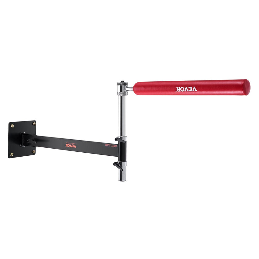 VEVOR Wall Mount Boxing Spinning Bar, Adjustable Punching Spinning Bar, Boxing Speed Trainer with Gloves, Red Reflex Boxing Bar, Boxing Training Equipment for Kickboxing, MMA, Stress Relief & Fitness