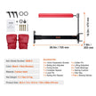 VEVOR Wall Mount Boxing Spinning Bar, Adjustable Punching Spinning Bar, Boxing Speed Trainer with Gloves, Red Reflex Boxing Bar, Boxing Training Equipment for Kickboxing, MMA, Stress Relief & Fitness