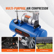 VEVOR 12V Air Compressor with Tank 1.6 Gallon/6 L, Train Horn Air Compressor, 120 psi Working Pressure Onboard Air Compressor System for Train Air Horns, Inflating Tires, Air Mattresses