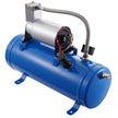 VEVOR 12V Air Compressor with Tank 1.6 Gallon/6 L, Train Horn Air Compressor, 120 psi Working Pressure Onboard Air Compressor System for Train Air Horns, Inflating Tires, Air Mattresses