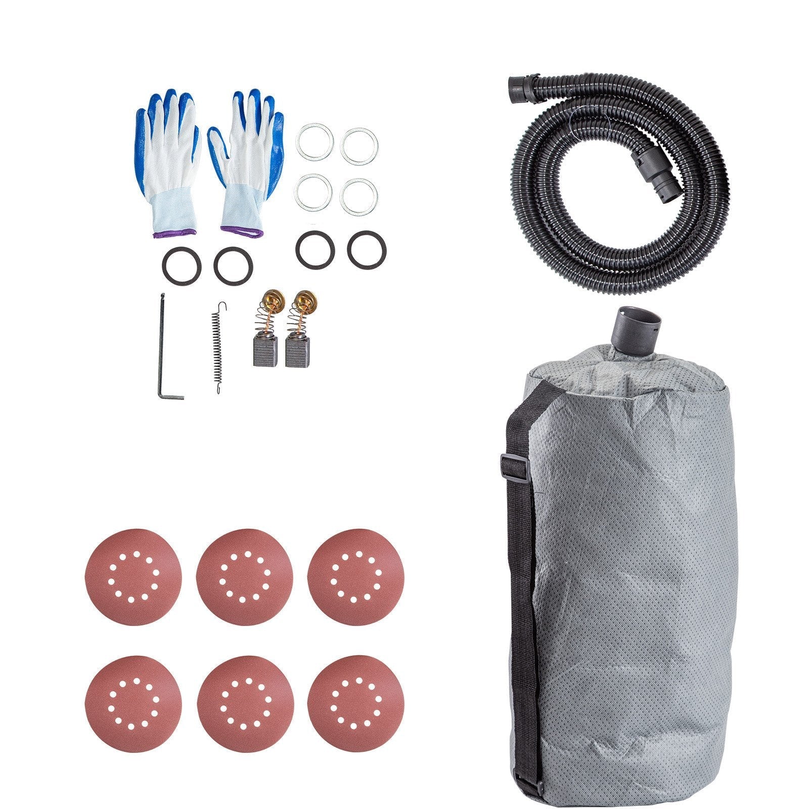 VEVOR Drywall Sander 850W, Electric Drywall Sander, Variable Speed 800-1750 RPM, Foldable Sheetrock Sander, with Telescope Handle, Electric Sander, with LED Strip Light and Vacuum Bag, Wall Sander