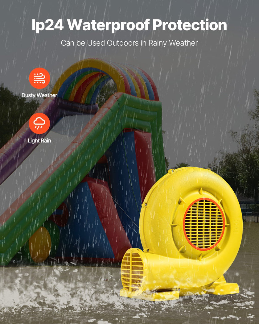 VEVOR Inflatable Bounce House Blower 0.5&0.6HP 450W for Commercial Bounce House