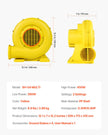 VEVOR Inflatable Bounce House Blower 0.5&0.6HP 450W for Commercial Bounce House