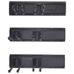 VEVOR Garage Tool Organizer, 600 lbs Max Load Capacity, Wall Mount Yard Garden Storage Rack Organization Heavy Duty with 6 Adjustable Hooks and 3 Rails, for Garden Tools, Shovels, Trimmers, and Hoses