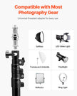 VEVOR Wall Mount Triangle Boom Arm Light Stand 39.37in/100cm Ring Light Support