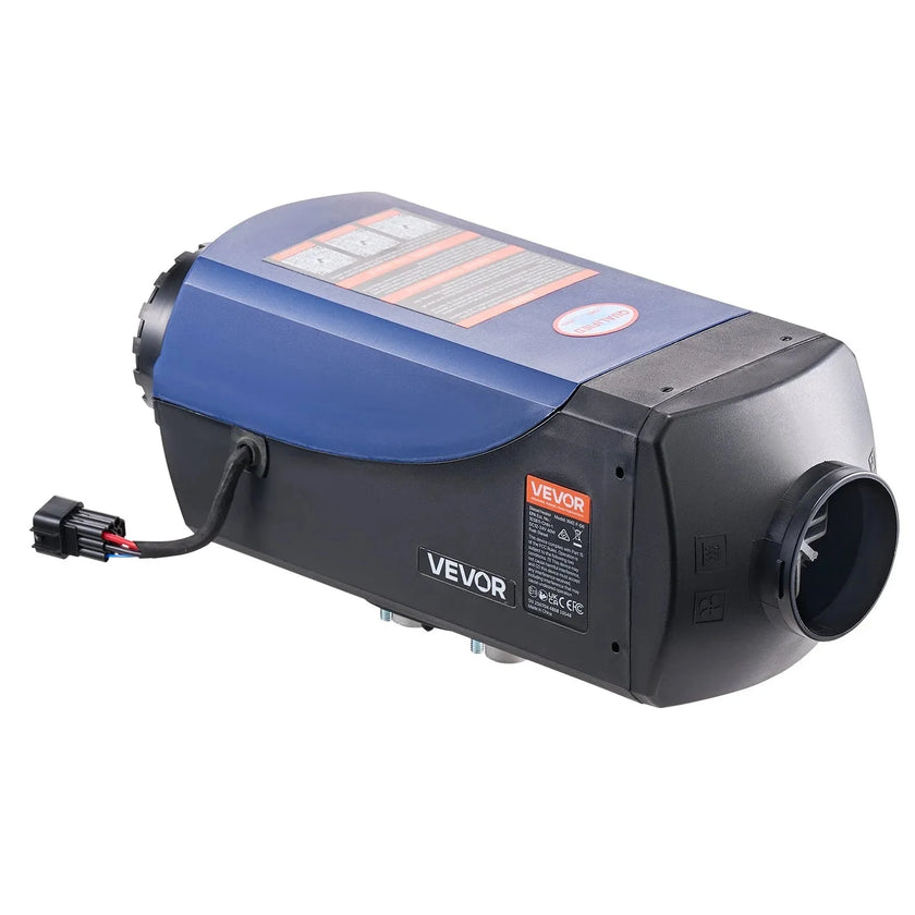 VEVOR Diesel Heater, 8KW, DC 12V/24V, Portable Diesel Air Heater with Remote Control and LCD Screen, Fast Heating Low Noise, 2.6 Gal Large Fuel Tank for Vehicles, Vans, RVs, Campers, and Trucks